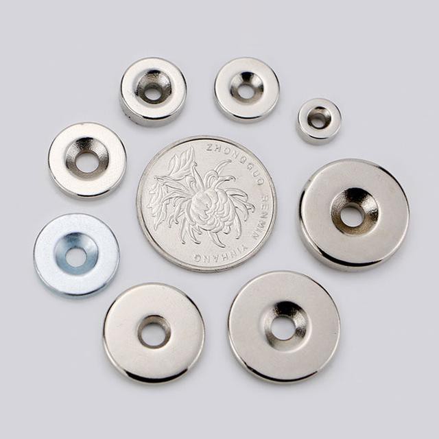 Circular countersunk magnet 圆形埋头磁铁