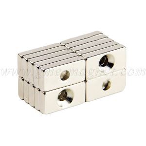 Rare Magnets for You NdFeB Magnetic Blocks with Hole