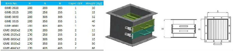 Square Drawer Magnet