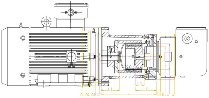 electric motor coupling magnetic coupling principle coupling manufacturer