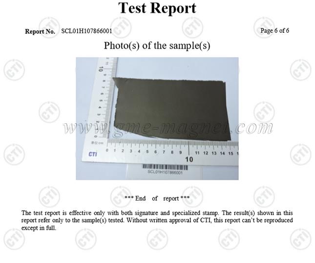neodymium rubber magnet test report3.jpg