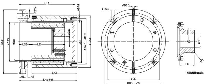 Dimension of GME Pump Couplings