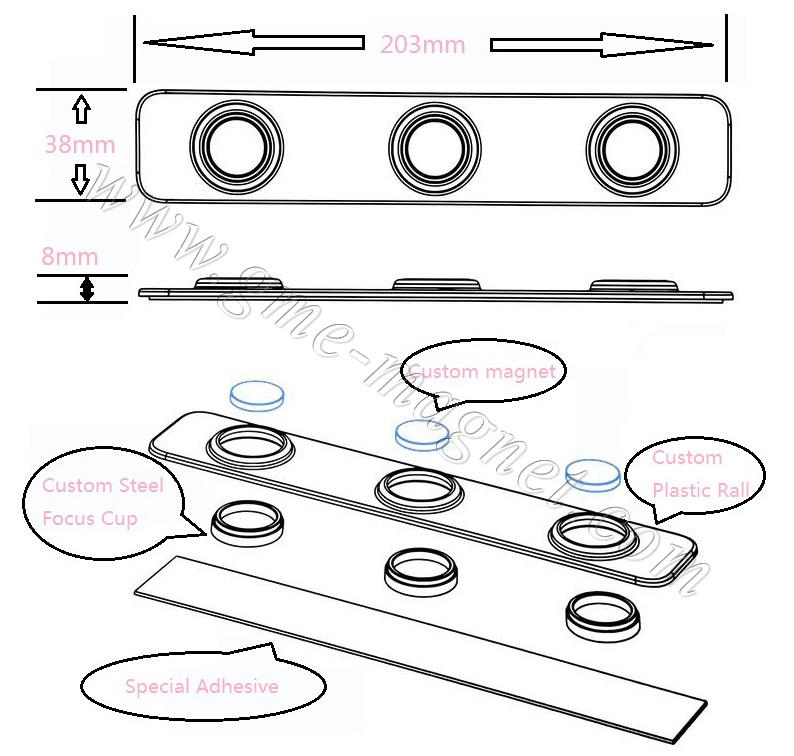 Bottleloft磁冰箱储存