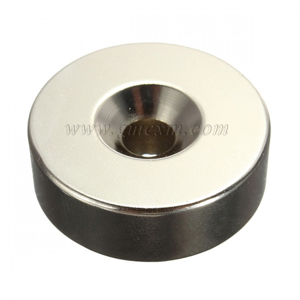 Neodymium Magnets with Tapered Countersunk Hole
