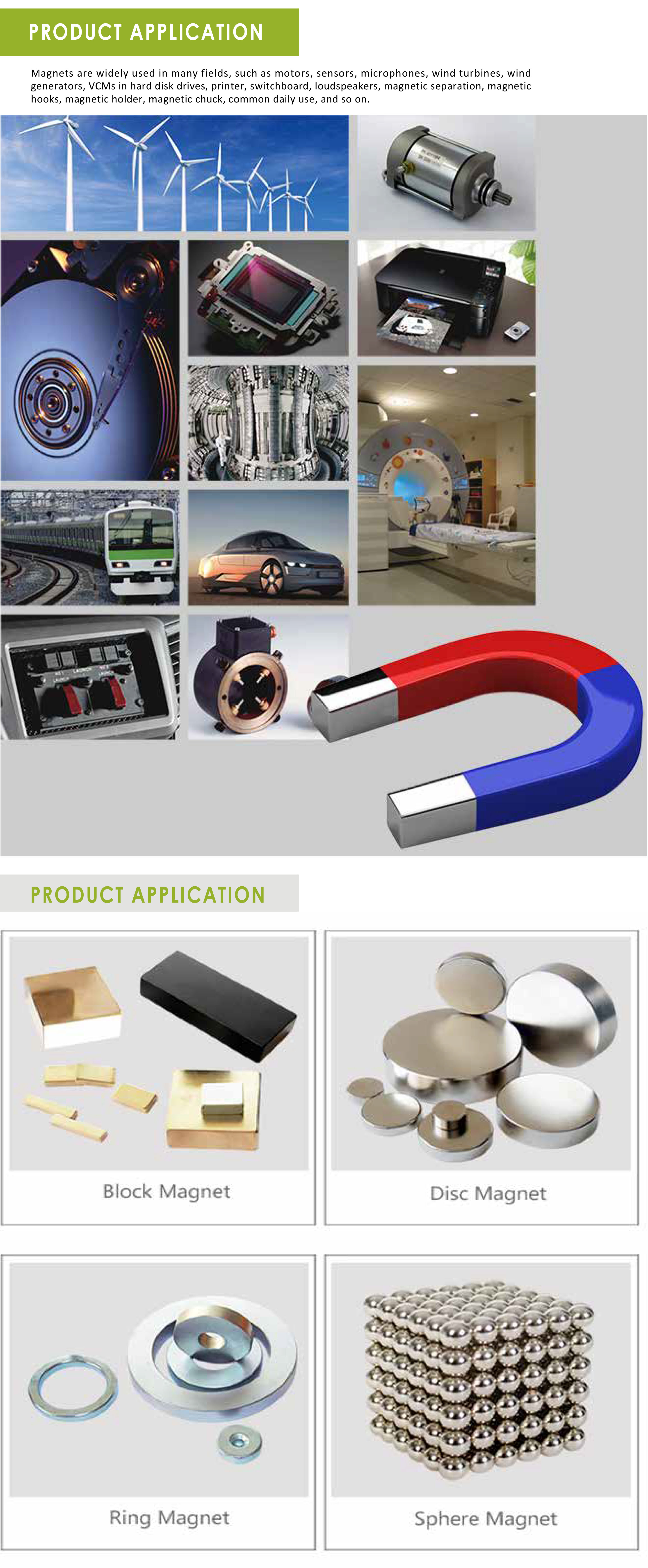 强稀土N35-N52永久钕块磁体的应用半岛综合体育官方登录