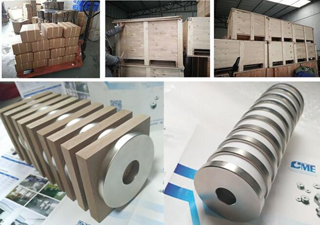 Großer Ringmagnet Neodymringmagneten Hersteller甜甜圈geformte Magneten Verpackungsdetails: