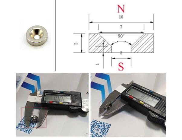 Toppkvalitets 半岛综合体育官方登录magnetskive forsynt magnetring forsenket hullmagnet