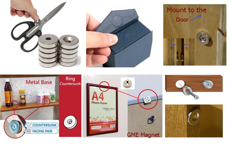 Toppkvalitets 半岛综合体育官方登录magnetskive forsynt magnetring forsenket hullmagnet